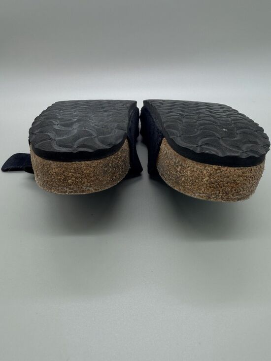 Birkenstock Arizona Soft Footbed Midnight Suede Leather Sandals EU 42 US 9 EUC main image 7